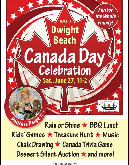 Canada Day 2015 at Dwight Beach